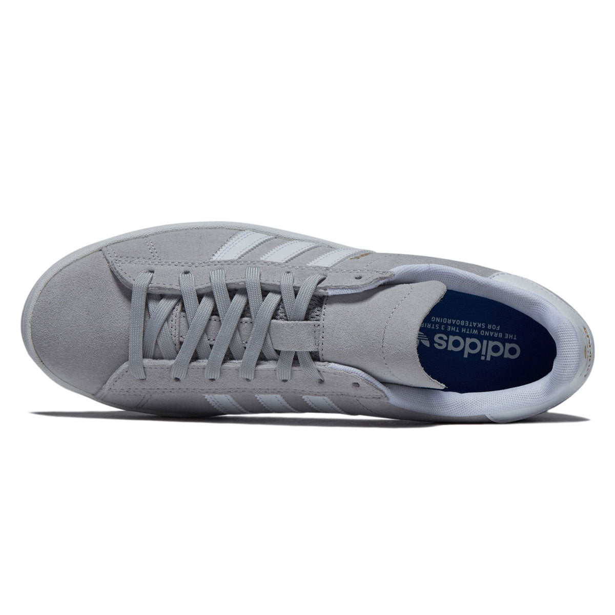 Adidas Campus Adv Shoes - Grey/Ftwr White/Gold Metallic – CCS