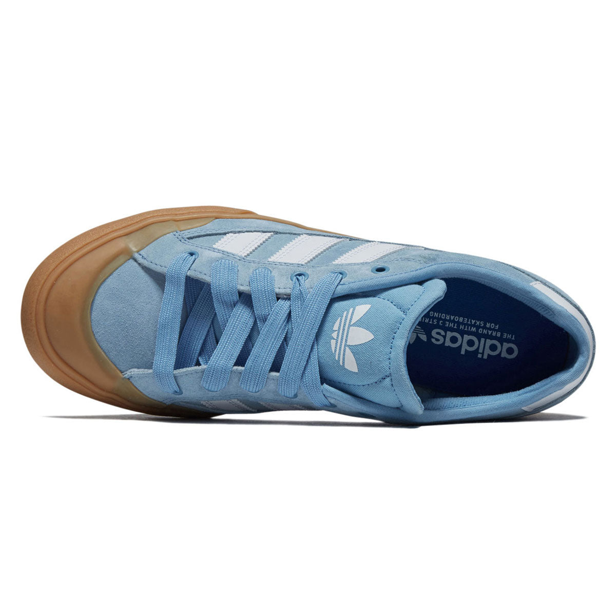 Adidas Court TNS Premiere Shoes - Preloved Blue/Ftwr White/Gum image 3