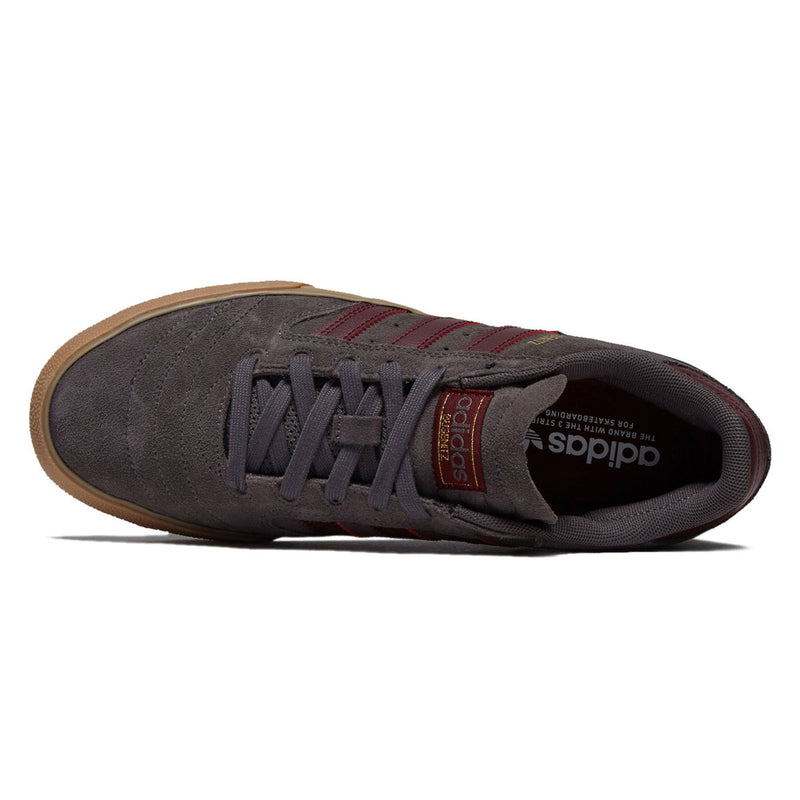 Adidas Busenitz Vulc II Shoes - Charcoal/Red/Gum