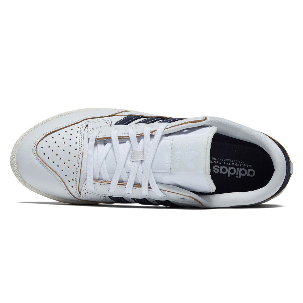 Adidas Centennial 85 Low ADV Shoes - Crystal White/Navy/Off White image 3