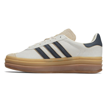 Adidas Womens Gazelle Bold Shoes - Cream White/Core Black/Sand Strata