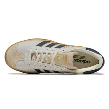 Adidas Womens Gazelle Bold Shoes - Cream White/Core Black/Sand Strata