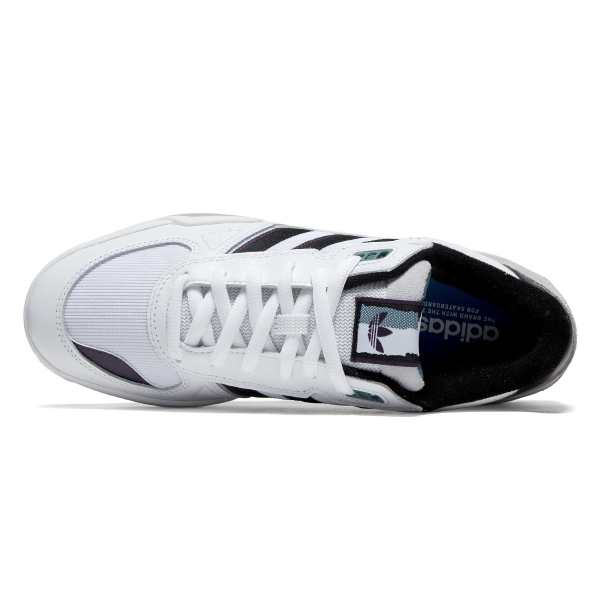 Adidas Tekkira Shoes - Ftwr White/Core Black/Aura Plum
