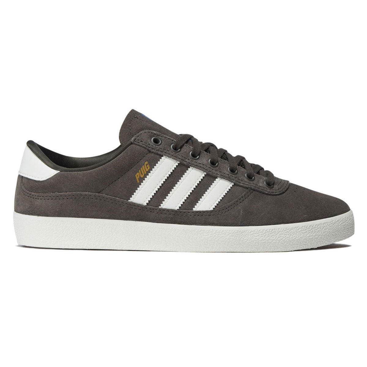 Adidas Puig Indoor Shoes - Shadow Olive/Off White/Bluebird image 1
