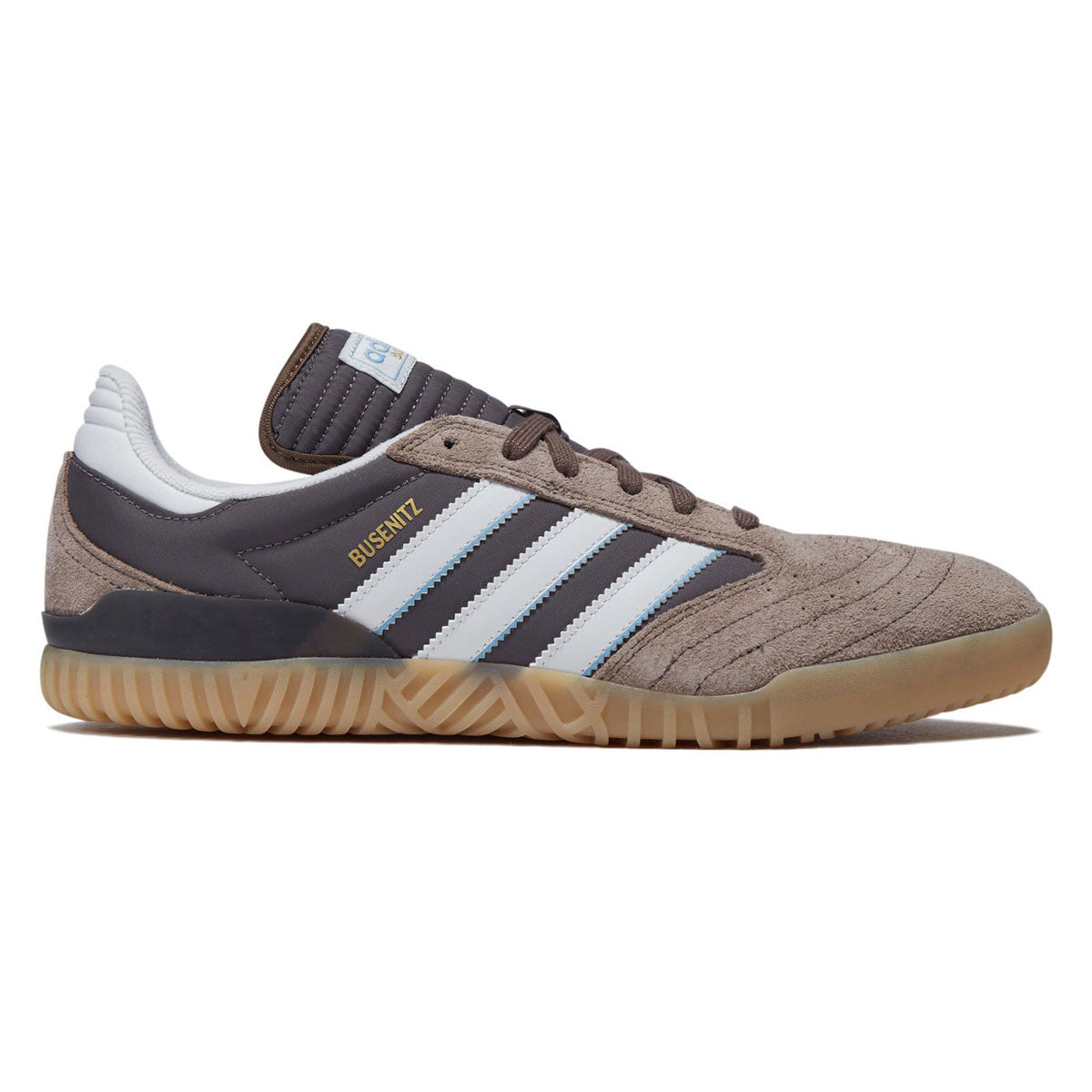 Adidas Buzenitz Indoor Super Shoes - Earth Strata/Crystal White/Charcoal image 1