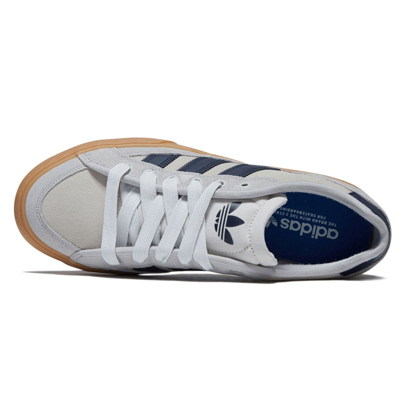 Adidas Court TNS Premiere Shoes - Grey/Core Navy/Gum