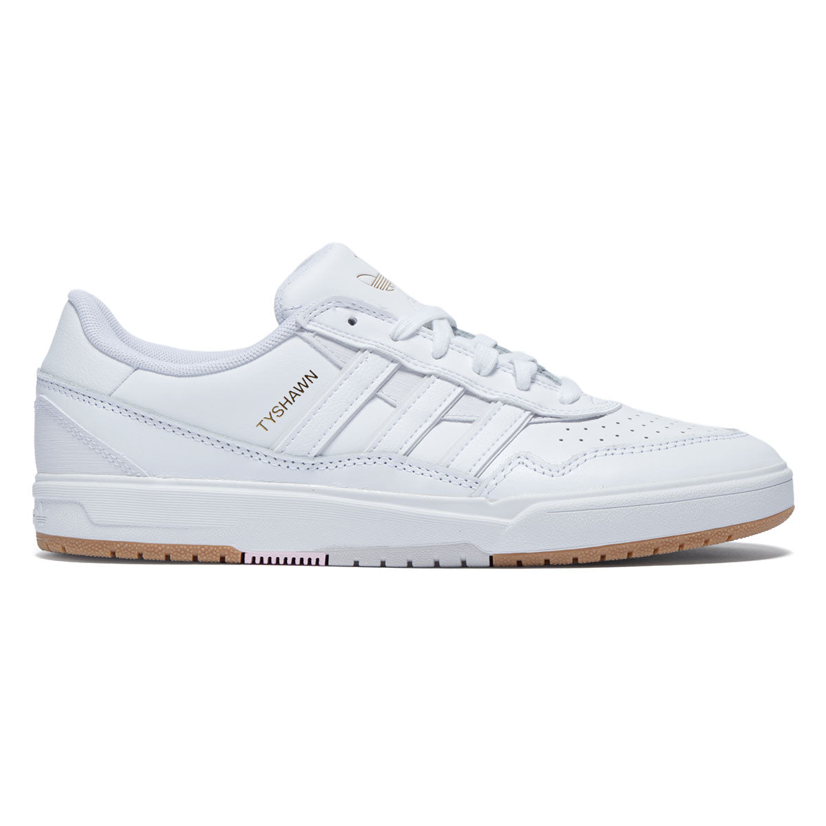 Adidas Tyshawn II Shoes - Ftwr White/Ftwr White/Gum – CCS