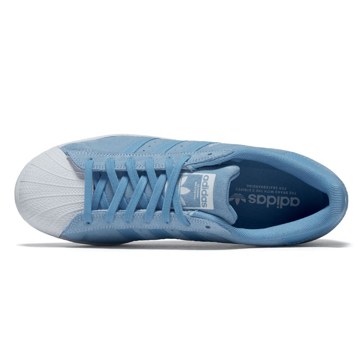 Adidas Superstar ADV Shoes - Light Blue/Ftwr White/Light Blue – CCS