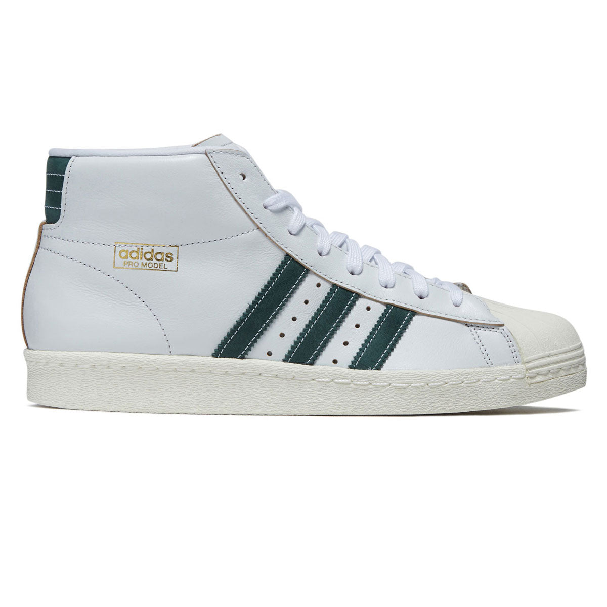 Adidas Pro Model 80 ADV Shoes - Crystal White/Core Green/Off White