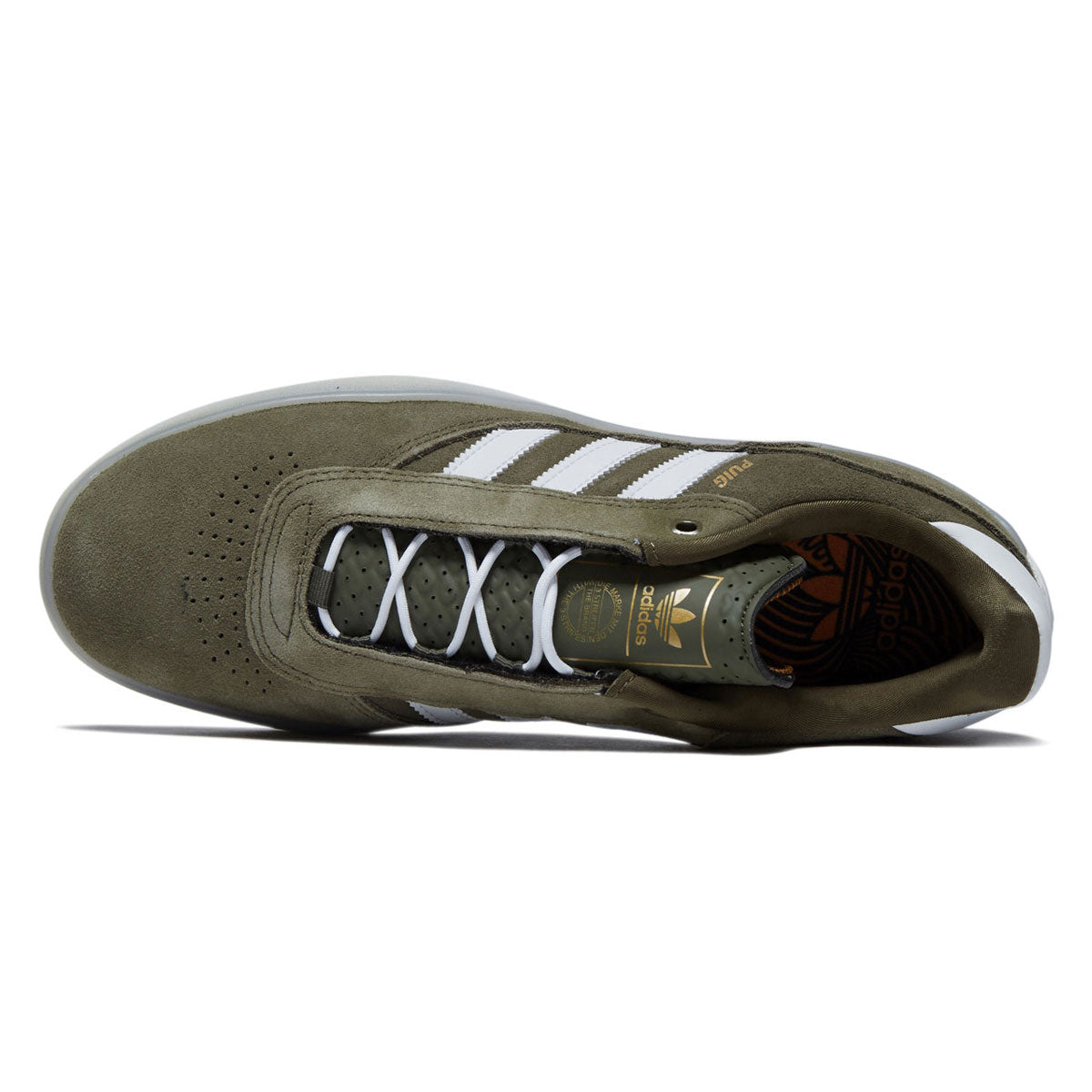 Adidas Puig Shoes - Olive Strata/Ftwr White/Gold Metallic – CCS