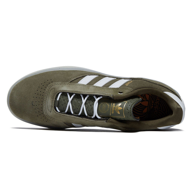 Adidas Puig Shoes - Olive Strata/Ftwr White/Gold Metallic