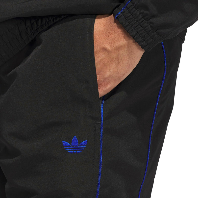 Adidas Skate Gazelle Premiere Track Pants - Black/White/Royal Blue
