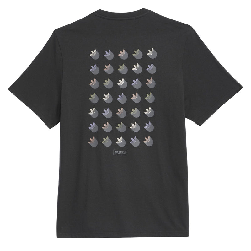 Adidas Skate Trefoil Shadow T-Shirt - Black/Olive Strata