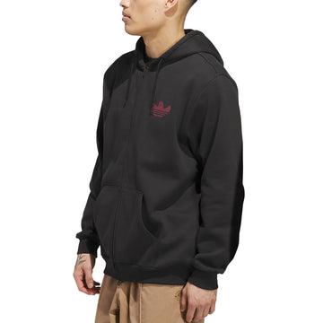 Adidas Shmangry Graphic Zip Up Hoodie - Black/Shadow Red