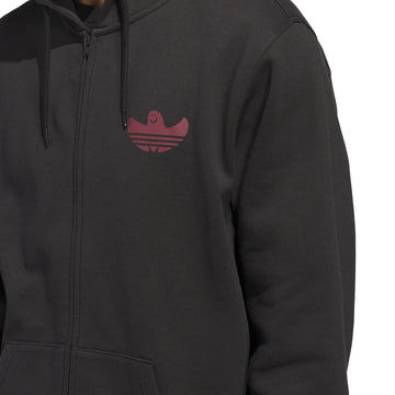 Adidas Shmangry Graphic Zip Up Hoodie - Black/Shadow Red