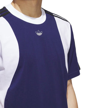 Adidas Tyshawn T-Shirt - Dark Blue/White/Black