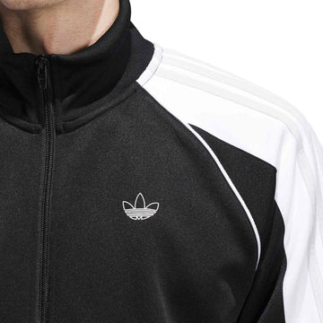 Adidas Tyshawn Track Jacket - Black/White/Dash Grey