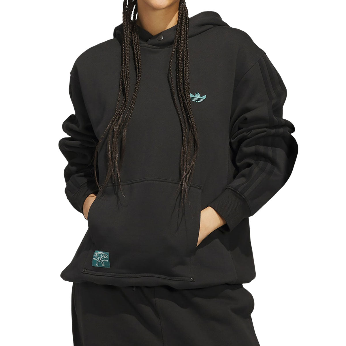 Adidas Shmoofoil Heavyweight Hoodie - Black image 2