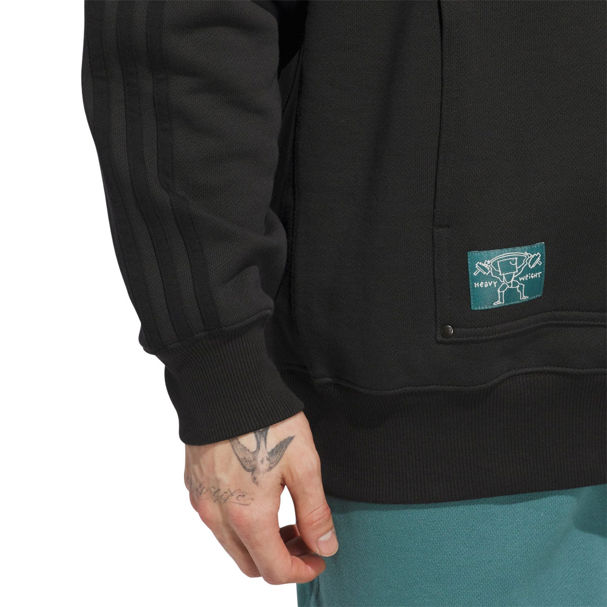 Adidas Shmoofoil Heavyweight Hoodie - Black image 5