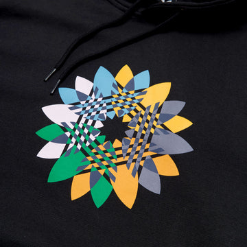 Adidas Pinwheel Trefoil Hoodie - Black/Crew Yellow