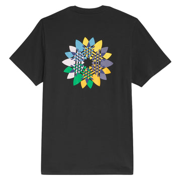 Adidas Pinwheel Trefoil T-Shirt - Black/Crew Yellow