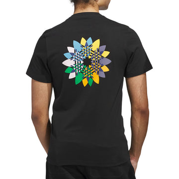 Adidas Pinwheel Trefoil T-Shirt - Black/Crew Yellow