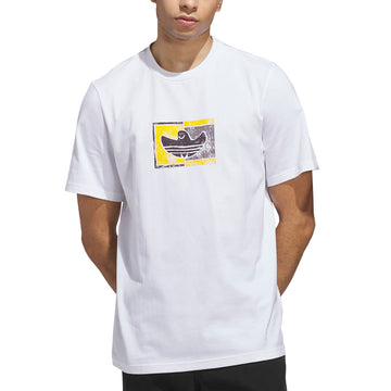 Adidas Shmoohaus T-Shirt - White/Aurora Black