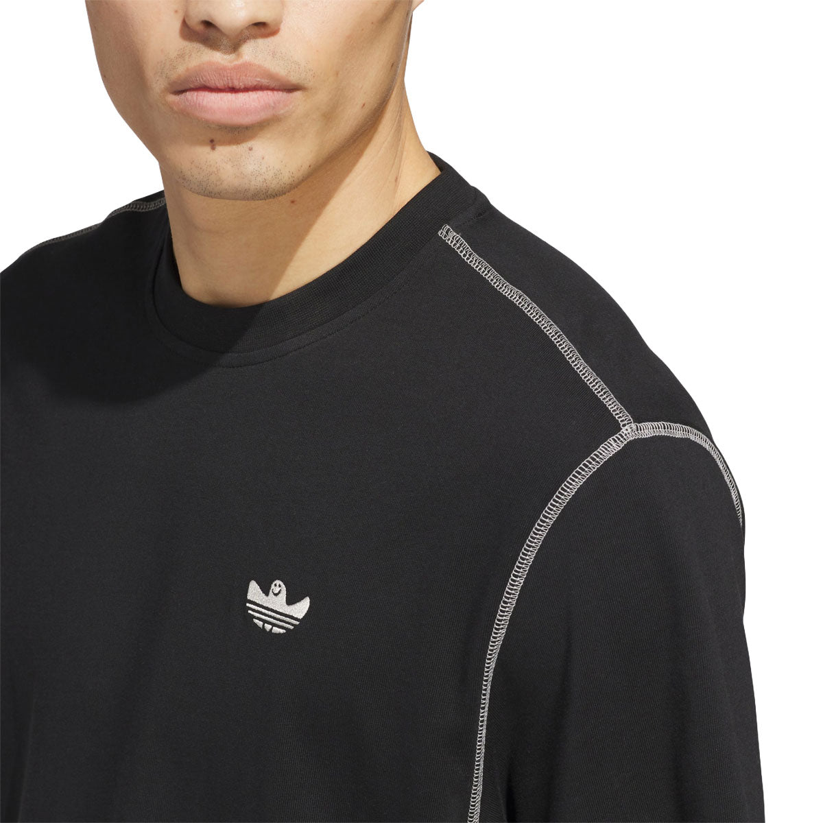 Adidas Shmoofoil Heavyweight T-Shirt - Black image 6
