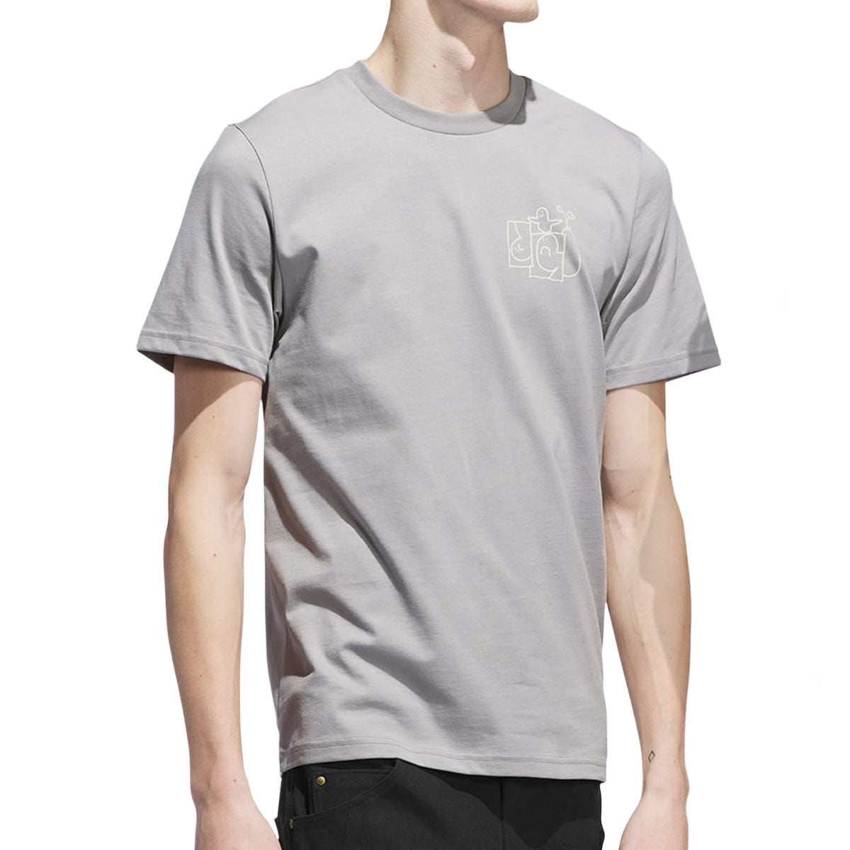 Adidas Shmoo G 1 T-Shirt - Medium Grey/Aluminum image 3