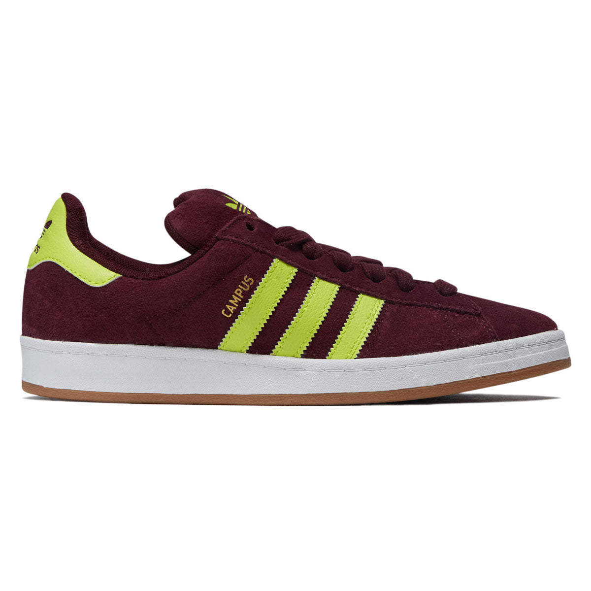 adidas Campus ADV Skateboard Shoe - Maroon/Yellow/White - M 8.5 / W 10 adidas Campus ADV Skateboard Shoe - Maroon/Yellow/White - M 8.5 / W 10