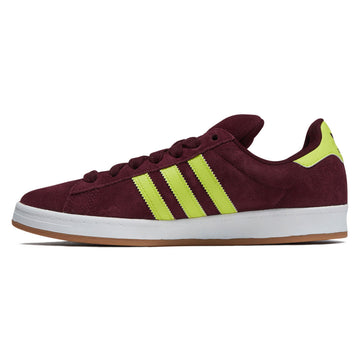adidas Campus ADV Skateboard Shoe - Maroon/Yellow/White - M 8.5 / W 10 adidas Campus ADV Skateboard Shoe - Maroon/Yellow/White - M 8.5 / W 10