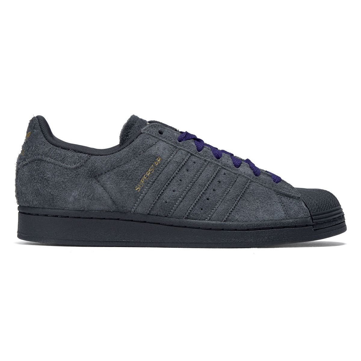 Adidas Superstar ADV Shoes Carbon/Carbon/Purple