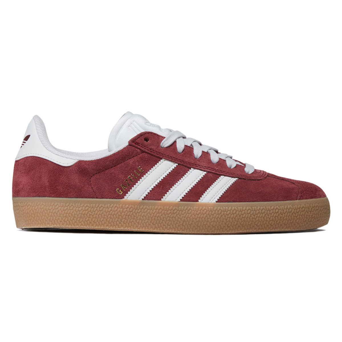 adidas Gazelle ADV Shadow Red / Crytal White / Gold Metallic 11.5