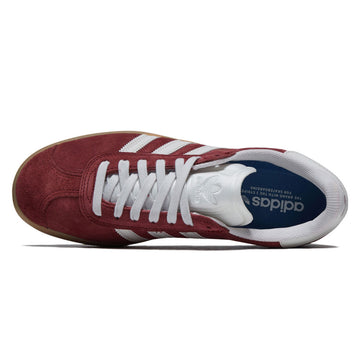 Adidas Gazelle ADV Shoes - Shadow Red/Crystal White/Gold Metallic