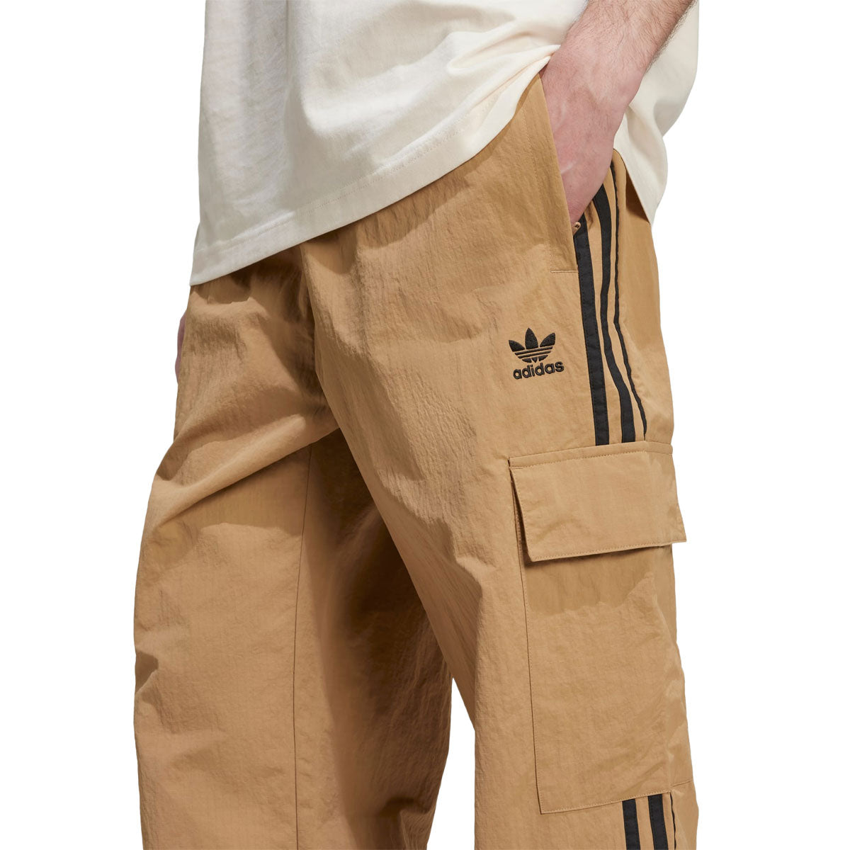 Adidas 3S Cargo Pants - Cardboard/Black – CCS