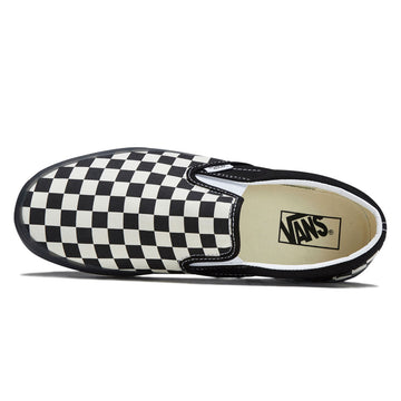 Vans Classic Slip-On Shoes - Checkerboard White/Black