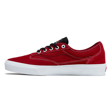 Vans Skate Curren Caples Shoes - Red/White