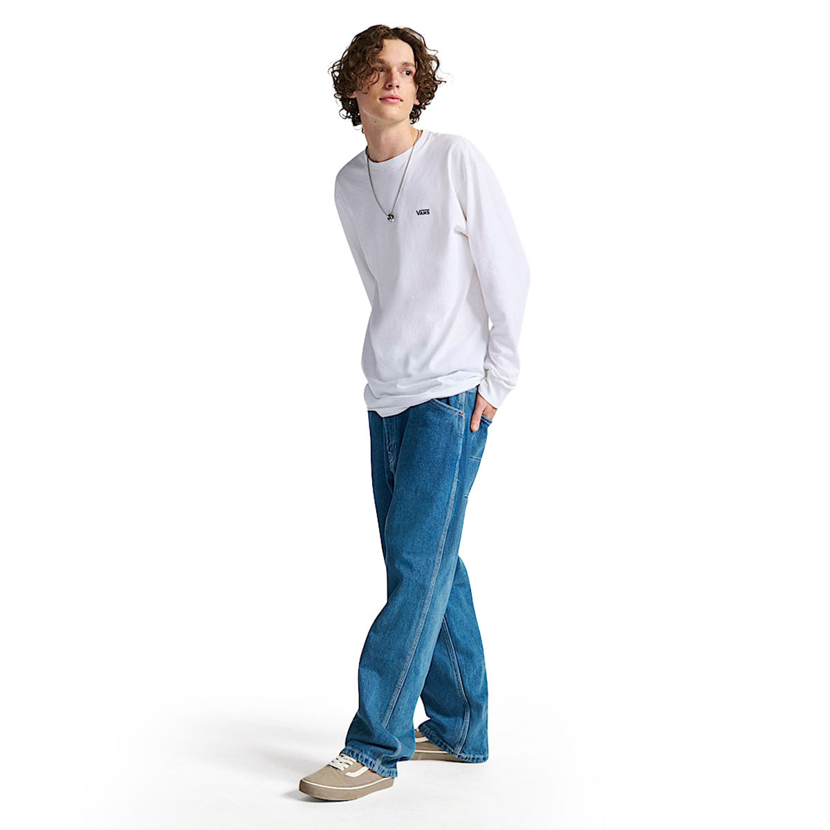 Vans Skate Check 5 Loose Denim Pants - Vintage Indigo image 4