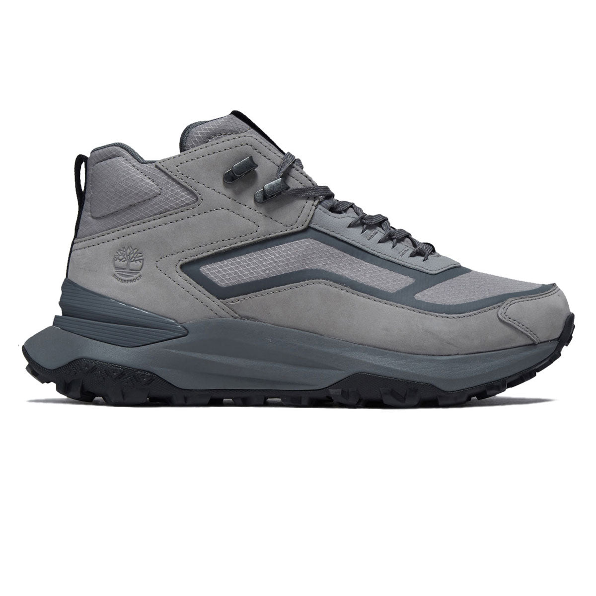 Timberland Motion Access Mid Lace Up WP Hiking Boots - Medium Grey Ripstop image 1