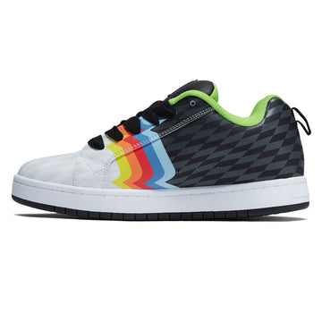DC x 43i Court Graffik Shoes - Black/White/Multi