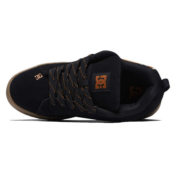 DC Court Graffik Shoes - Dark Brown/Wheat