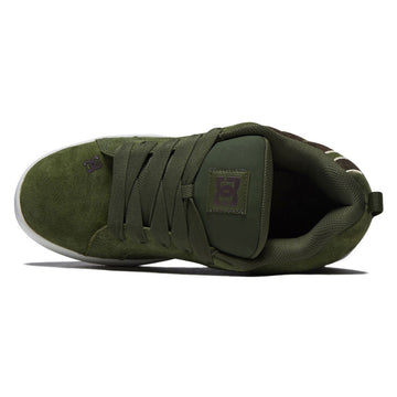 DC Court Graffik SE Shoes - Olive/Dark Green