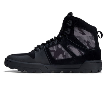 DC Pure High-Top Wr Boots - Black Camo