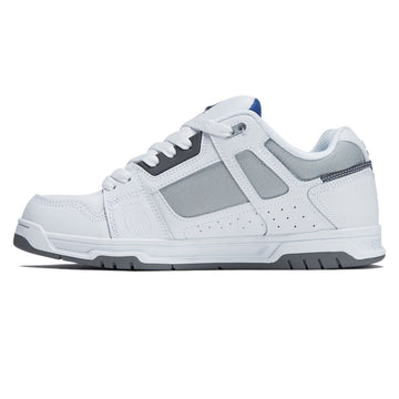DC Stag Shoes - White/Grey/Blue 2025