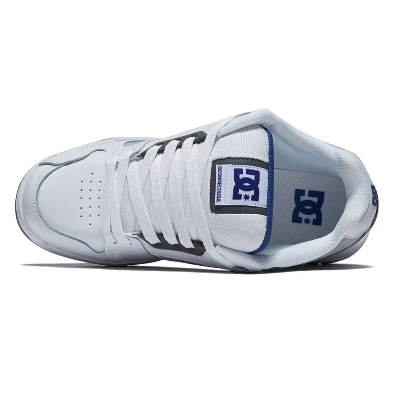 DC Stag Shoes - White/Grey/Blue 2025