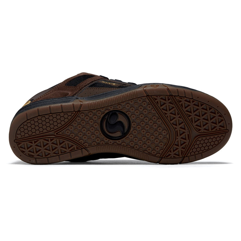 DVS Comanche Shoes - Brown/Black/Gold Suede