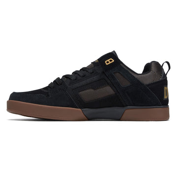 DVS Comanche LT Shoes - Black/Black/Gum Suede