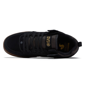 DVS Comanche LT Shoes - Black/Black/Gum Suede