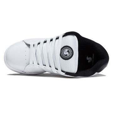 DVS Revival Shoes - White/White/Black Suede
