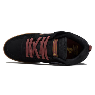 DVS Comanche LT Shoes - Black/Ruby Wine/Gum